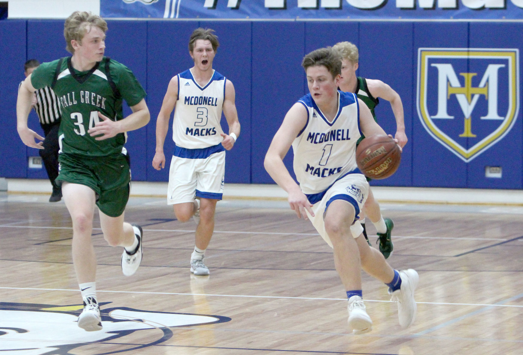 Fall Creek at McDonell boys basketball 12-20-19